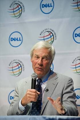 March 21, 2016: Ben Crenshaw at press conference PK Pressekonferenz before the start of the World Golf Championships-Dell Match Play at the State Theatre in Austin, Texas. PGA Golf Herren 2016: World Golf Championships MAR 21 - ZUMAc04_