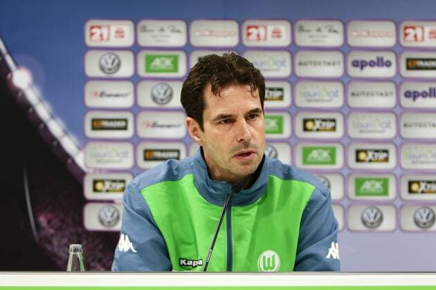 Fußball, UWCL, Training und PK VfL Wolfsburg; Cheftrainer Ralf Kellermann (Wolfsburg) Portrait, Porträt, Einzelbild. xtgx