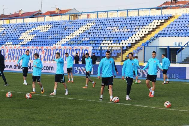 Fußball, Training Nationalteam Kroatien Training session of Croatia Football team ahead of their friendly match against Israel 22.03.2016., Osijek, Croatia - Croatian national football team held a training session on stadium Gradski vrt (City Garden). Croatia will play a friendly match against Israel in Osijek on 23 March 2016.  DavorxJavorovic PIXSELL