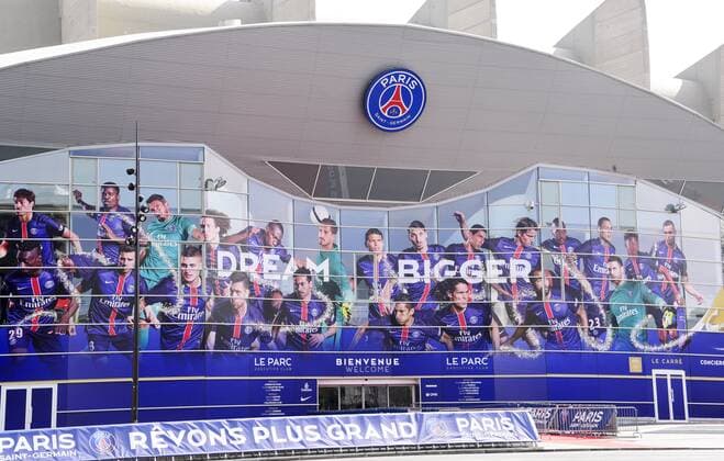Stadionansicht Parc des Princes, Heimstätte Paris Saint Germain PSG - Paris, Frankreich - 22 03 2016 FedericoPestellini Panoramic 