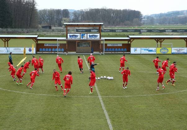 Fußball, Training Nationalteam Österreich SOCCER - AUT vs ALB, test match, preview STEGERSBACH,AUSTRIA,23.MAR.16 - SOCCER - OEFB international match Länderspiel Austria vs Albania, friendly match, preview, training team AUT. Image shows an overview. GEPAxpictures xChristianxOrt