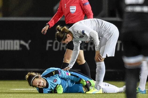 160323 Erin McLeod FC Rosengard vs 1. FFC Frankfurt in Malmö.  Copyright: PETTERxARVIDSON BB160323PA011