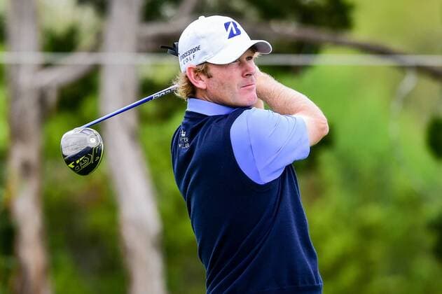 23 MAR 2016: Brandt Snedeker watches his tee shot on number 2 during the World Golf Championships - Dell Match Play Round 1 at the Austin Country Club Austin, Texas. (Photo by Ken Murray Icon Sportswire) GOLF: MAR 23 PGA Golf Herren - World Golf Championships-Dell Match Play - Round 1 Icon1603231004 EDITORIAL USE ONLY
