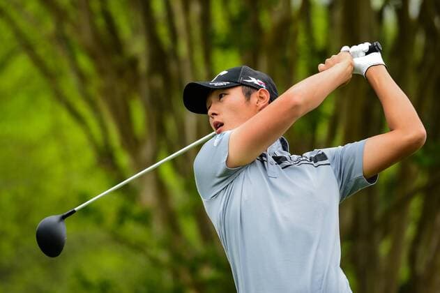 23 MAR 2016: Danny Lee watches his tee shot on number 3 during the World Golf Championships - Dell Match Play Round 1 at the Austin Country Club Austin, Texas. (Photo by Ken Murray Icon Sportswire) GOLF: MAR 23 PGA Golf Herren - World Golf Championships-Dell Match Play - Round 1 Icon1603231010 EDITORIAL USE ONLY