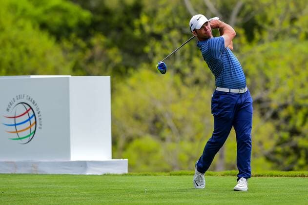 23 MAR 2016: Paul Casey watches his driver on number 3 during the World Golf Championships - Dell Match Play Round 1 at the Austin Country Club Austin, Texas. (Photo by Ken Murray Icon Sportswire) GOLF: MAR 23 PGA Golf Herren - World Golf Championships-Dell Match Play - Round 1 Icon1603231012 EDITORIAL USE ONLY