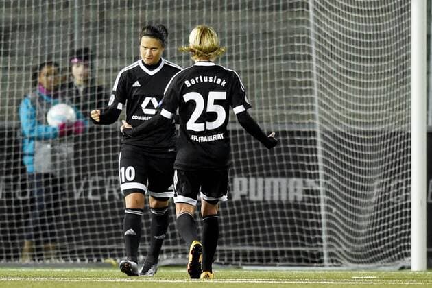 Bilder des Tages SPORT Fußball, Damen, Champions League, FC Rosengard - 1. FFC Frankfurt 160323 Dzsenifer Marozsan , Sophie Schmidt 0-1 FC Rosengard vs 1. FFC Frankfurt in Malmö  Copyright: PETTERxARVIDSON BB160323PA021