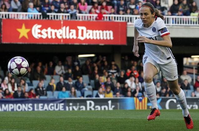 BARCELONA -march 23- SPAIN: Sabrina Delannoy during the match between FC Barcelona Barca and PSG, corresponding to the first leg of the 1 4 final of the UEFA women s Champions League, played at the Miniestadi, on march 23, 2016. Photo: Joan Valls Urbanandsport Cordon Press  xJoanxValls Urbanandsportx xFC-BARCELONA-PSG-UEFA-WOMENS-CHAMPIONS-LEAGUEx