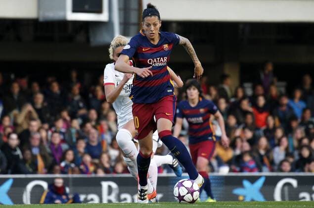 BARCELONA -march 23- SPAIN: Jennifer Hermoso during the match between FC Barcelona Barca and PSG, corresponding to the first leg of the 1 4 final of the UEFA women s Champions League, played at the Miniestadi, on march 23, 2016. Photo: Joan Valls Urbanandsport Cordon Press  xJoanxValls Urbanandsportx xFC-BARCELONA-PSG-UEFA-WOMENS-CHAMPIONS-LEAGUEx