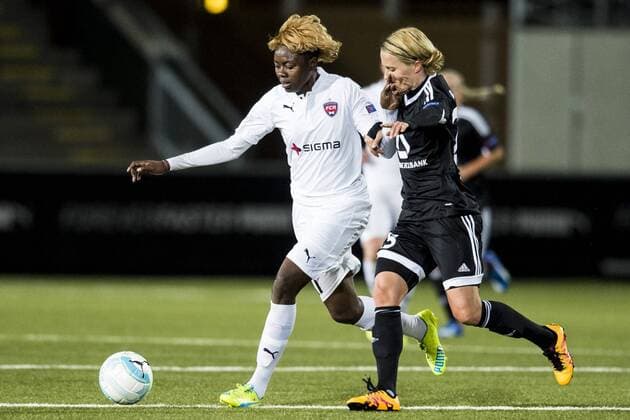 Fußball, Damen, Champions League, FC Rosengard - 1. FFC Frankfurt 160323 Gaelle Enganamouit Celine Rumpf Fußball, Damen, Champions League FC Rosengard vs 1. FFC Frankfurt in Malmö.  Copyright: PETTERxARVIDSON BB160323PA058