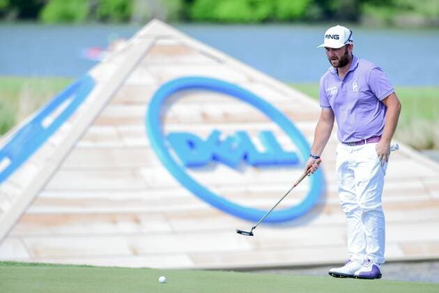 World Golf Championship in Austin 23 MAR 2016: Andy Sullivan lines up a putt on 13 during the World Golf Championships - Dell Match Play Round 1 at the Austin Country Club Austin, Texas. (Photo by Ken Murray Icon Sportswire) GOLF: MAR 23 PGA Golf Herren - World Golf Championships-Dell Match Play - Round 1 Icon1603231050 EDITORIAL USE ONLY