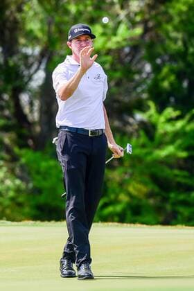 World Golf Championship in Austin 23 MAR 2016: Jimmy Walker prepares to putt on hole number 12 during the World Golf Championships - Dell Match Play Round 1 at the Austin Country Club Austin, Texas. (Photo by Ken Murray Icon Sportswire) GOLF: MAR 23 PGA Golf Herren - World Golf Championships-Dell Match Play - Round 1 Icon1603231044 EDITORIAL USE ONLY