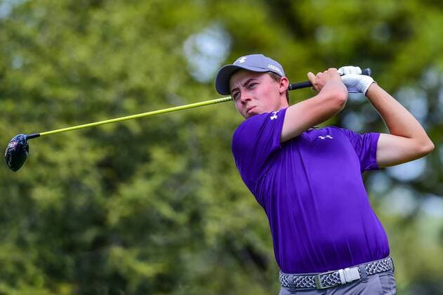 World Golf Championship in Austin 23 MAR 2016: Matthew Fitzpatrick watches his tee shot on number 8 during the World Golf Championships - Dell Match Play Round 1 at the Austin Country Club Austin, Texas. (Photo by Ken Murray Icon Sportswire) GOLF: MAR 23 PGA Golf Herren - World Golf Championships-Dell Match Play - Round 1 Icon1603231039 EDITORIAL USE ONLY
