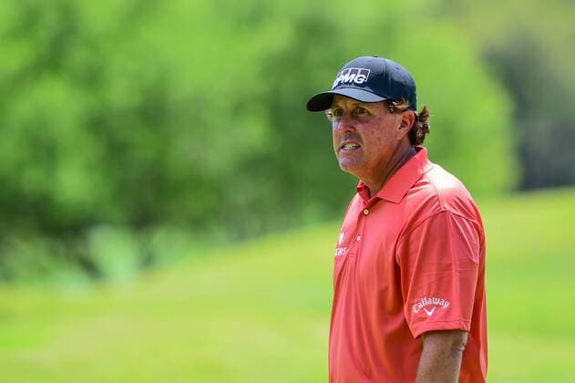 World Golf Championship in Austin 23 MAR 2016: Phil Mickelson during the World Golf Championships - Dell Match Play Round 1 at the Austin Country Club Austin, Texas. (Photo by Ken Murray Icon Sportswire) GOLF: MAR 23 PGA Golf Herren - World Golf Championships-Dell Match Play - Round 1 Icon1603231031 EDITORIAL USE ONLY