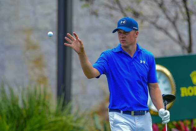 World Golf Championship in Austin 23 MAR 2016: Jordan Spieth on the driving range before the World Golf Championships - Dell Match Play Round 1 at the Austin Country Club Austin, Texas. (Photo by Ken Murray Icon Sportswire) GOLF: MAR 23 PGA Golf Herren - World Golf Championships-Dell Match Play - Round 1 Icon1603231019 EDITORIAL USE ONLY
