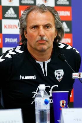 Fußball, WM-Quali, PK Nationalteam Afghanistan Peter Segrt (AFG), MARCH 23, 2016 - Football Soccer : Afghanistan press conference PK Pressekonferenz ahead of the FIFA World Cup WM Weltmeisterschaft Fussball Russia 2018 Asian Qualifier Second Round match agansit Japan at Saitama Stadium 2002 in Saitama, Japan. Noxthirdxpartyxsales  (ipha019924)
