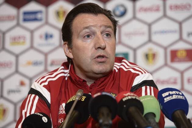 Fußball, PK Marc Wilmots - Nationalteam Belgien Marc Wilmots, headcoach of the Belgian National Football Team FOOTBALL : Conference de Presse - Belgique - Bruxelles - 23 03 2016 PhotoNews Panoramic 