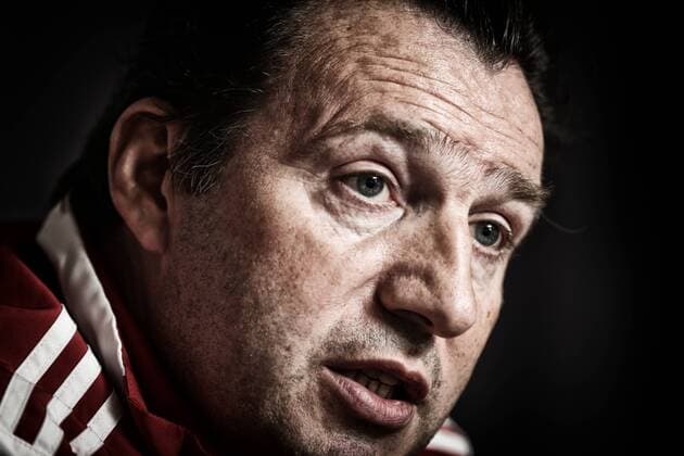 Fußball, PK Marc Wilmots - Nationalteam Belgien Belgium s head coach Marc Wilmots pictured during a press conference PK Pressekonferenz of the Belgian national soccer team Red Devils, Thursday 24 March 2016 in Brussels. The Red Devils will play a friendly game in and against Portugal on 29 March, the match was moved due to safety concerns after the Brussels terrorists attacks. The game is a preparation for the upcoming Euro2016. VIRGINIExLEFOUR  x04819874x