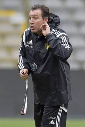 Fußball, Training Nationalteam Belgien Wilmots Marc head coach of Belgian Team FOOTBALL : Belgique - Entrainement - UEFA EURO EM Europameisterschaft Fussball 2016 - Amical - 24 03 2016 PhotoNews Panoramic 
