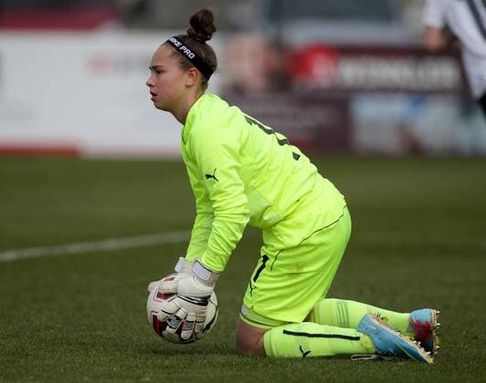 SOCCER - UEFA U17 U 17 EURO quali women, AUT vs GER ROHRENDORF,AUSTRIA,24.MAR.16 - WOMEN SOCCER - UEFA Women s Under-17 championship, qualification, Elite round, OEFB international match Länderspiel Austria vs Germany. Image shows Milena Zink (AUT). GEPAxpictures xWalterxLuger
