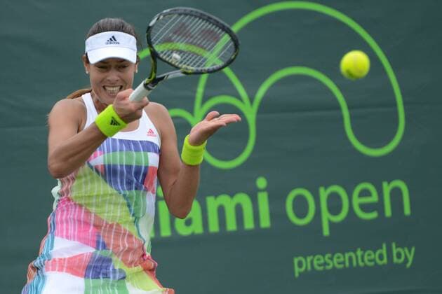 March 24, 2016 - Miami, Florida, United States - ANA IVANOVIC in her match vs T. Pereira in the Miami Open. Tennis 2016 - Miami Open - Day 4 - ZUMAl132