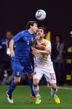 Matteo Darmian Italia, Francesc Fabregas Spagna Udine 24-03-2016 Stadio Friuli Football Calcio friendly (Nationalmannschaft) match Italy - Spain andreaxstaccioli