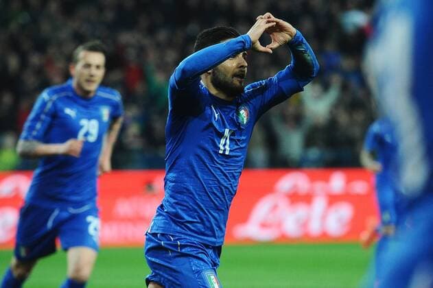 Lorenzo Insigne Italia Goal celebration Udine 24-03-2016 Stadio Friuli Football Calcio friendly (Nationalmannschaft) Italien vs Spanien andreaxstaccioli