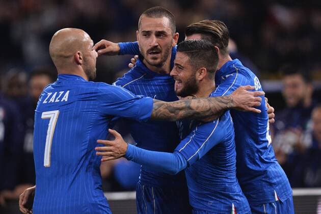 Lorenzo Insigne Italia Goal celebration Udine 24-03-2016 Stadio Friuli Football Calcio friendly (Nationalmannschaft) Italien vs Spanien andreaxstaccioli