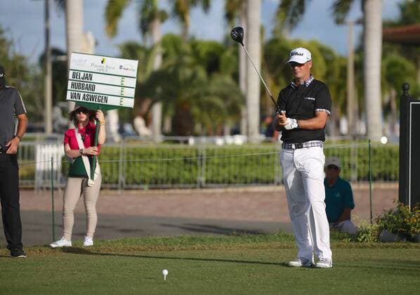 24 March 2016: Tyrone Van Aswegen hits from the tees on the Hole 1 of the First Round of the Puerto Rico Open at Coco Beach Golf & Country Club in Rio Grande, PR, USA. GOLF: MAR 24 PGA Golf Herren - Puerto Rico Open - First Round Icon1603244 EDITORIAL USE ONLY