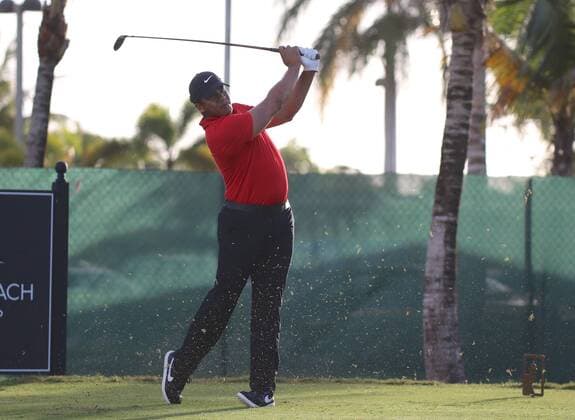 24 March 2016: Jhonattan Vegas hits from the tees on the Hole 10 of the First Round of the Puerto Rico Open at Coco Beach Golf & Country Club in Rio Grande, PR, USA. GOLF: MAR 24 PGA Golf Herren - Puerto Rico Open - First Round Icon16032410 EDITORIAL USE ONLY