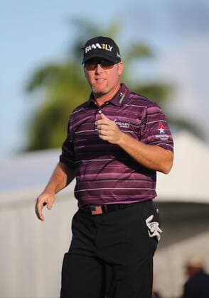 24 March 2016: D.A. Points gives a thumbs up after his first drive of the 1st Round of the Puerto Rico Open, at Coco Beach Golf & Country Club in Rio Grande, PR, USA. (Photo by Bradley Rex Icon Sportswire) GOLF: MAR 24 PGA Golf Herren - Puerto Rico Open - First Round Icon16032422 EDITORIAL USE ONLY