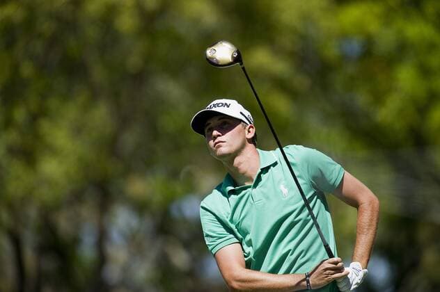 March 24, 2016: Smylie Kaufman in action World Golf Championships-Dell Match Play Round 2 at the Austin Country Club. Austin, Texas. PGA Golf Herren 2016: World Golf Championships MAR 24 - ZUMAc04_