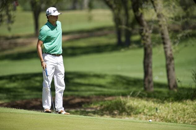 March 24, 2016: Smylie Kaufman in action World Golf Championships-Dell Match Play Round 2 at the Austin Country Club. Austin, Texas. PGA Golf Herren 2016: World Golf Championships MAR 24 - ZUMAc04_
