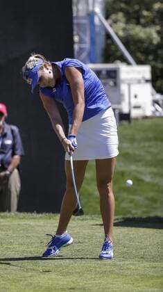 March 24, 2016: Lexi Thompson on the 1st tee box during the first round of the Kia Classic at Aviara Golf Club in Carlsbad, California. LPGA Golf Damen 2016: Kia Classic MAR 24 - ZUMAc04_