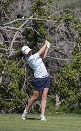 March 24, 2016: Mo Martin tees off on the 8th hole during the first round of the Kia Classic at Aviara Golf Club in Carlsbad, California. LPGA Golf Damen 2016: Kia Classic MAR 24 - ZUMAc04_