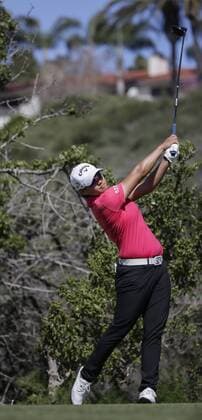 March 24, 2016: Yani Tseng tees off on the 8th hole during the first round of the Kia Classic at Aviara Golf Club in Carlsbad, California. LPGA Golf Damen 2016: Kia Classic MAR 24 - ZUMAc04_
