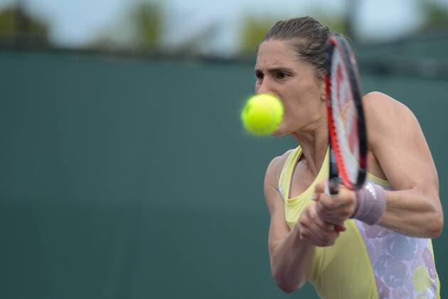 March 24, 2016 - Miami, Florida, United States - ANDREA PETKOVIC of Germany in action during her match vs C. Garcia at the Miami Open. Tennis 2016 - Miami Open - Day 4 - ZUMAl132