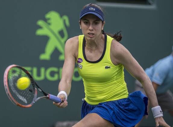 March 24 2016: Christina McHale (USA) loses to Serena Williams (USA) 6-3, 5-7, 6-2, at the Miami Open being played at Crandon Park Tennis Center in Miami, Key Biscayne, Florida. Ã‚Â© Tennis 2016: Miami Open March 16 - ZUMAc04_