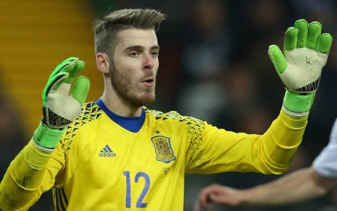 SOCCER - ITA vs ESP, test match UDINE,ITALY,24.MAR.16 - SOCCER - international match Nationalmannschaft-Länderspiel Italy vs Spain, friendly (Nationalmannschaft) match. Image shows David De Gea Quintana (ESP). GEPAxpictures xAndreasxPranter