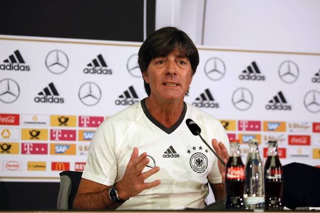 Bundestrainer Joachim Löw - Pressekonferenz der Deutschen Nationalmannschaft, Mercedes-Benz Berlin