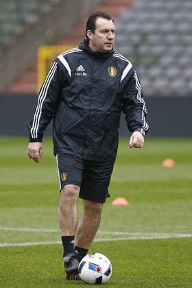 Fußball, Nationalteam Belgien Training Wilmots Marc head coach FOOTBALL : Belgique - Entrainement - UEFA EURO EM Europameisterschaft Fussball 2016 - Amical - 25 03 2016 PhotoNews Panoramic 