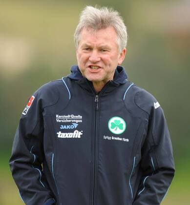 15.01.2009 - Fussball - Testspiel: SpVgg Greuther Fürth gg VfL Wolfsburg - - Benno Möhlmann (Trainer SpVgg Greuther Fürth) sauer