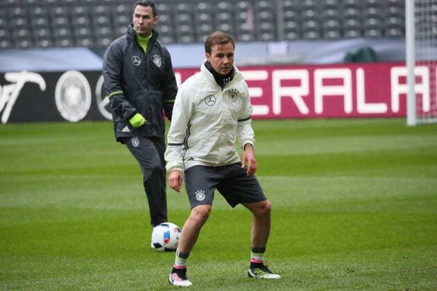Mario Götze - Abschlusstraining der Deutschen Nationalmannschaft, Olympiastadion Berlin