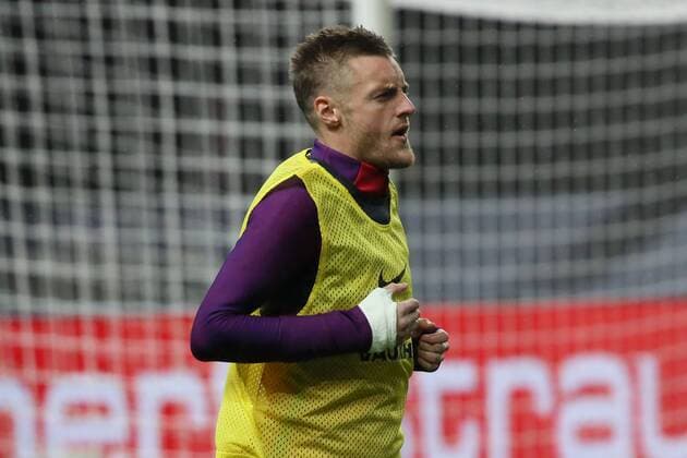 Fußball, Nationalteam England Training Jamie Vardy - Abschlusstraining der Englischen Nationalmannschaft, Olympiastadion Berlin