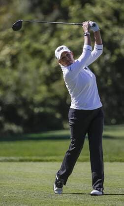 March 25, 2016: Cristie Kerr on the 2nd tee box during the second round of the Kia Classic at Aviara Golf Club in Carlsbad, California. LPGA Golf Damen 2016: Kia Classic MAR 25 - ZUMAc04_