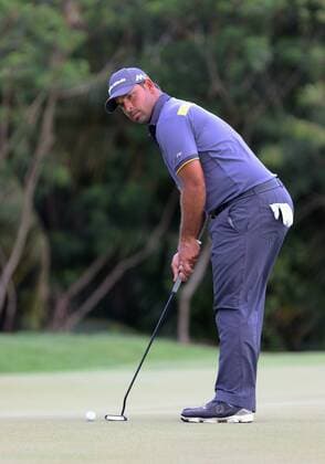 25 March 2016: Rafael Campos putts on the 12th greening the second round of the Puerto Rico Open, in Rio Grande, PR (Photo by Bradley Rex Icon Sportswire) GOLF: MAR 25 PGA Golf Herren - Puerto Rico Open - Second Round Icon16032411 EDITORIAL USE ONLY