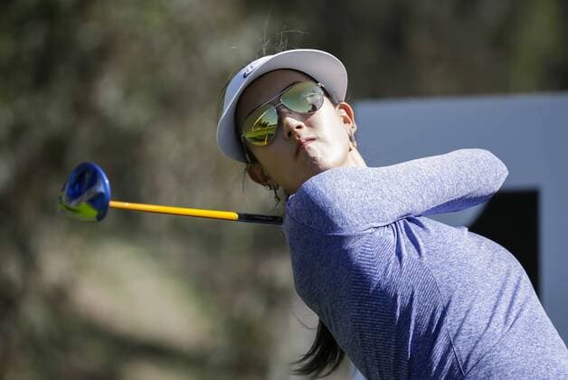 March 25, 2016: Michelle Wie on the 12th hole during the second round of the Kia Classic at Aviara Golf Club in Carlsbad, California. LPGA Golf Damen 2016: Kia Classic MAR 25 - ZUMAc04_