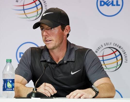 March 26, 2016: Rory McIlroy press conference PK Pressekonferenz World Golf Championships-Dell Match Play Round 5 at the Austin Country Club. Austin, Texas. PGA Golf Herren 2016: World Golf Championships MAR 26 - ZUMAc04_