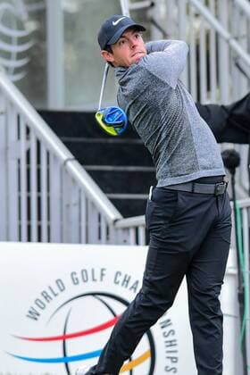 26 MAR 2016: Rory McIlroy tees off on number 1 during the World Golf Championships - Dell Match Play Round 4 at the Austin Country Club Austin, Texas. (Photo by Ken Murray Icon Sportswire) GOLF: MAR 26 PGA Golf Herren - World Golf Championships-Dell Match Play - Round 4 Icon1603264004 EDITORIAL USE ONLY