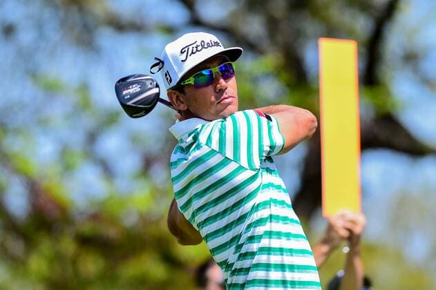 26 MAR 2016: Rafa Cabrera Bello watches his tee shot on number 8 during the World Golf Championships - Dell Match Play Round 5 at the Austin Country Club Austin, Texas. (Photo by Ken Murray Icon Sportswire) GOLF: MAR 26 PGA Golf Herren - World Golf Championships-Dell Match Play - Round 5 Icon1603265017 EDITORIAL USE ONLY