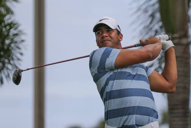 26 March 2016: Jhonattan Vegas in the third round of the Puerto Rico Open, in Rio Grande, PR (Photo by Bradley Rex Icon Sportswire) GOLF: MAR 26 PGA Golf Herren - Puerto Rico Open - Third Round Icon16032428 EDITORIAL USE ONLY